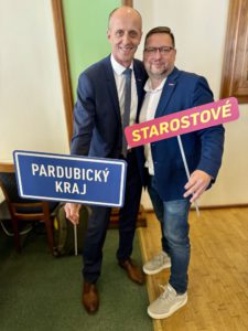 Tomáš Dubský poslanec Poslanecké sněmovny PČR a Michal Frantík - Starostové a nezávislí STAN