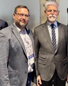 pan prezident Petr Pavel a Michal Frantík - konference NSA 2025