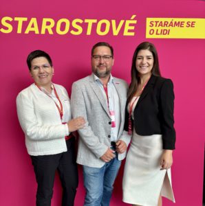 Starostové a nezávislí STAN - celostátní sněm 2025 - Jana, Michal Frantík a Anita